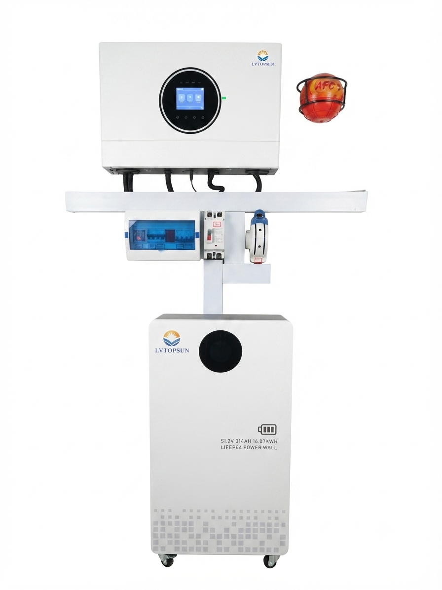 7kW hybrid solar and battery system for a school in Ojo